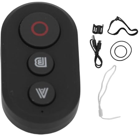 Sxhlseller Bluetooth Fernbedienung für 360 X5 X4 X3 X2 GO 3 GO 3S Action Kamera, Kabelloser Action Kamera Auslöser, Kompaktes und Tragbares Design
