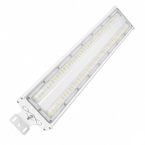 LUXULA LED Hallenleuchte High-Bay linear 100W 12000lm, 5000K, IK08 | IP65 IK08, linear, 5000K Neutralweiß Tageslicht, Industrielampe für Werkstatt und Lager, Deckenleuchte, High Bay