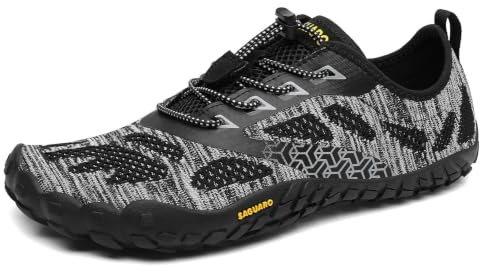 SAGUARO Unisex Barefoot Zapatillas de Trail Running Zapatilla Minimalista Cómodas Ligeras Zapatos Descalzos