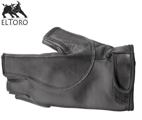 elToro Bogenhandschuh Panther für die Linke Hand (M); Rechtshänder Handschuh; Zubehör für den Bogensport, Pfeil und Bogen