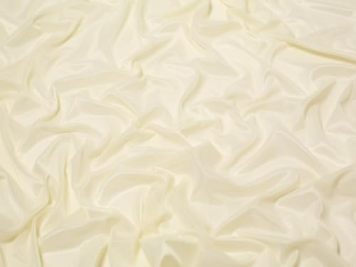 Leichter Stretch-Futterstoff, cremefarben, Meterware