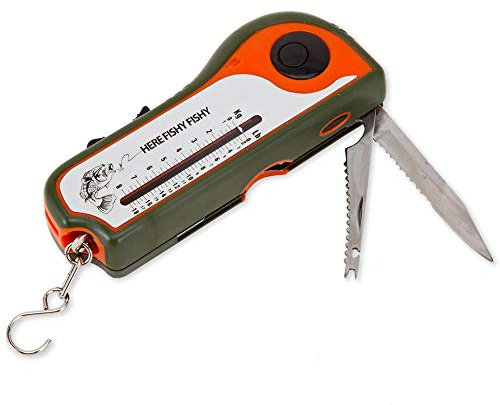 Bits and Pieces - Deluxe 8-in-1 Fishing Tool - Multifunction Gadget for Hunters and Fishers