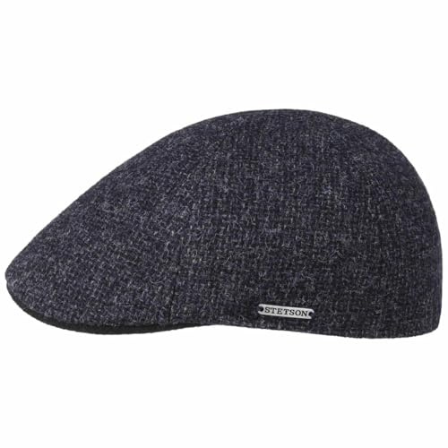 Stetson Texas Classic Wool Flatcap Herren Baumwollfutter Schirmmütze Herbst Winter