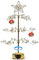 HOHIYA 61 cm Metall Ornament Display Baum Ständer Drehbarer Halter Aufhänger Drahthaken Hängend für Osterei Weihnachtskugeln Kugel Dekorationen Geschenk Handwerk Tischplatte Gold
