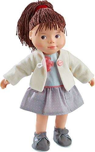 HABA 304888 - Spielpuppe Clea, weiche Puppe mit Kopf und Gliedmaßen aus Vinyl, 32 cm, Spielzeug ab 3 Jahren