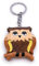 H-Customs Chillige Eule Vogel Holz Edel Handmade Schlüsselanhänger Anhänger