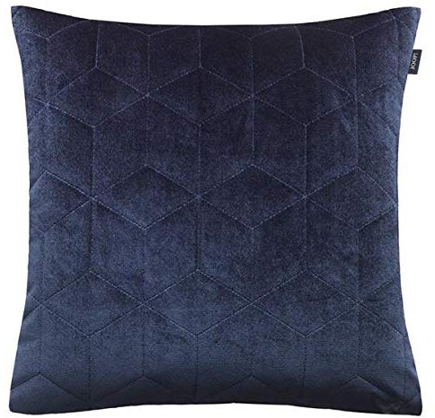 Joop! Velvety Marine Zierkissenhülle ohne Füllung Farbe Marine Größe 45x45cm