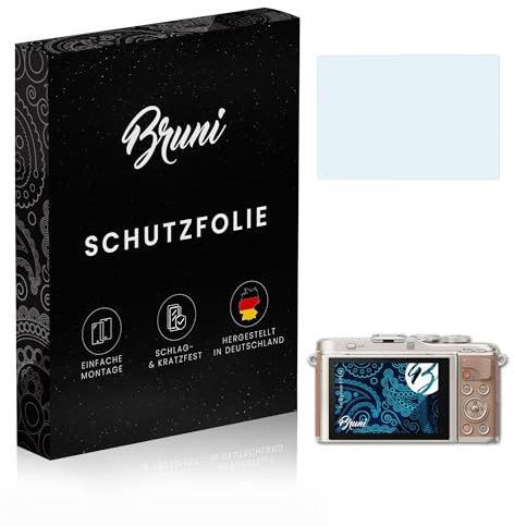 Bruni Schutzfolie kompatibel mit Olympus E-PL10 Folie, glasklare Displayschutzfolie (2X)