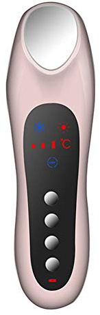 Ion Negativo Caliente Y Frío Vibración Ultrasónica Crioterapia Eliminador De Arrugas Esencia Martillo Masaje Facial Instrumento De Belleza LFMXLD,A
