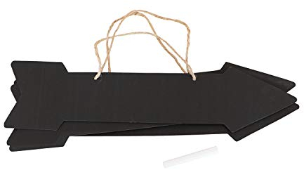Chaks Deko Pfeile Tafel | Schild zum Beschreiben Dekoration | Ostern basteln DIY