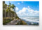 Atemberaubende Ostsee Leinwand-Bilder als XXL Wandbild 120cm x 80cm, Motiv Usedom, Wellen und Strand 1. Einzigartiges Panorama-Bild für Wohnzimmer, Schlafzimmer. aufgespannt auf 4cm Holz-Keilrahmen