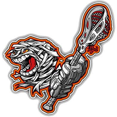 CSCH to-Aufkleber 15CMx15CM Screaming Halloween Lacrosse Monster PVC Aufkleber