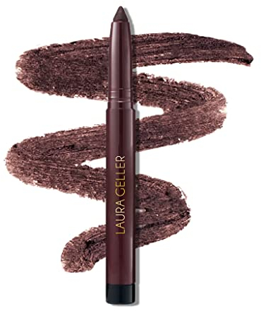 LAURA GELLER NEW YORK Kajal Longwear Kohl Eyeliner Bleistift mit Koffein, glattes und mischbares Make-up, rauchiger Amethyst Kohl