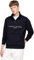 Tommy Hilfiger Herren Sweatshirt mit Reißverschluss Logo Mockneck mit Bauchtasche, Blau (Desert Sky), XXL