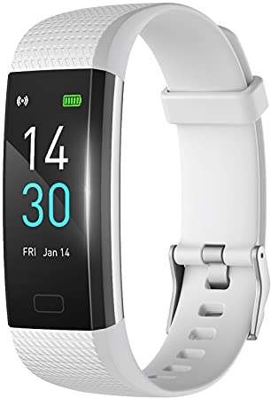 MicLee Damen Herren Smartwatch Fitness Armband Wasserdicht IP68 Farbbildschirm Fitness Uhr Fitness Tracker Aktivitätstracker Schrittzähler Sportuhr Anruf SMS Beachten für iOS Android Handy