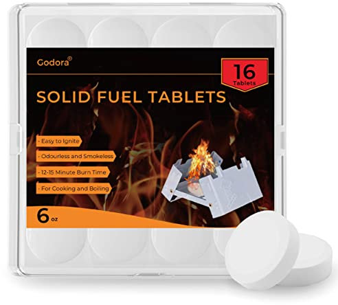 Godora 16 PCS Wax Block, Energy Firelighters, Safe & Fast, For BBQ, Wood Burner, Log, Grill, Campfire, Multi-fuel Stove