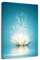 LZIMU Zen Bild auf Leinwand weiße Lotusblume Blüte im Wasser Kunstdrucke Wanddekoration Gerahmt blaugrünes Bilder für Yoga Spa Meditation spirituelle Raumdekoration(2, 40x60cm)