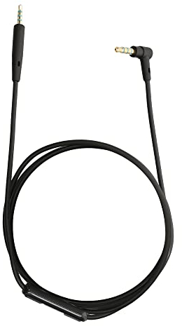 kwmobile Kopfhörerkabel für AKG Y40 / Y45 BT / Y50 / Y50 BT / K490 NC / N60NC / K545 - Ersatz Kabel 150 cm Mikrofon Lautstärkeregler - 3.5mm Klinke