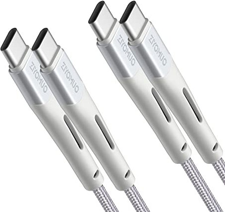 Câble USB C vers USB C 1M+2M, Câble USB Type C Charge Rapide PD 60W Nylon Tressé Compatible avec Samsung Galaxy S23 Ultra S22 S21 S20 S10 Plus S9,Note 20/10 Ultra,MacBook Air/Pro,iPad Air/Pro