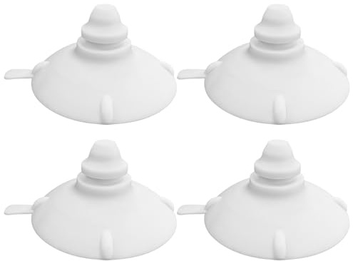 Pool-Stufen-Saugnäpfe Ersatz für Innovaplas oberirdische Poolstufen | Saugnäpfe für Poolleiter, Ersatzteil, 10,2 cm, Gummi, starke Saugnäpfe für Pooltreppe, 4 Stück