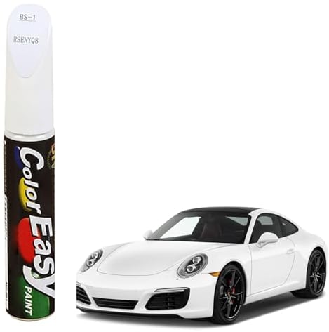 SEGMINISMART Stylo Retouche Peinture, Stylo Retouche Voiture, Stylo Réparation des Rayures Auto, Rayures Réparation De Peinture, Anti Rayure pour Carrosserie Moto Voiture Vélo, Blanc