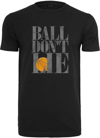 Mister Tee Herren Ball Don´t Lie Tee Black, L
