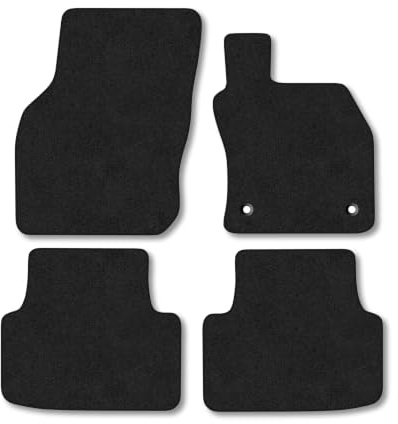 CUPRA Leon (2020+) Carpet Car Mats | Black Edge Trim Tailored Fit Floor Mats Full Coverage Protection Accessories Easy Clean Anti Slip Made in the UK