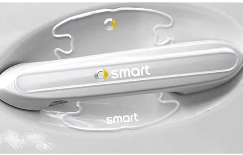 VENBER 8 Stück Autotür Griffe Aufkleber, für Smart Fortwo 451 453 Forfour 450 452 454 Kratzern Schutz Verschleißfest Auto Lackschutzfolien Türgriff Film Aufklebe
