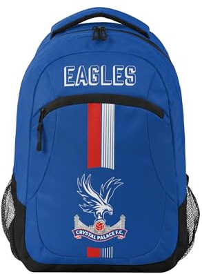 FOCO Officially Licensed Crystal Palace FC Ultra Action Blue Football Backpack