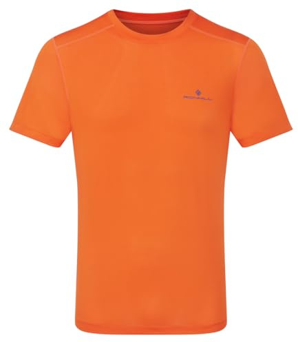 Ronhill Running, Men's Tech S/S Tee, Tangelo/Black, S