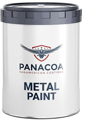 PANACOA Metallschutzlack 3in1 Metalllack Metallfarbe Rostschutzfarbe l Lichtgrau 750ml