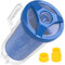 POOLAZA Bac à feuilles de piscine pour aspirateur de piscine, collecteur de feuilles pour aspirateur de piscine avec grand panier en maille en plastique et sac, raccord de filtre pour piscine en ligne