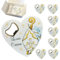 Regalami.shop set 8 bomboniere apribottiglia Santa Cresima con scatola, confetti, nastro, e bigliettino personalizzato (4)