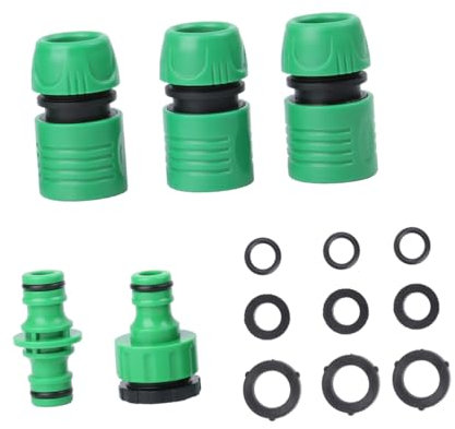 BESPORTBLE Ensemble De Raccords De Tuyau Darrosage en Plastique Résistant Aux Chocs 1 Jeu Connecteurs Rapides pour Tuyau Darrosage Adaptateur De Robinet