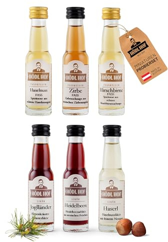 Hödl Hof Schnaps & Liköre Miniaturen Probierset 1 | 6x0,02l