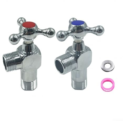 Robinet à boisseau sphérique à gaz robuste entièrement en cuivre pour chauffe-eau