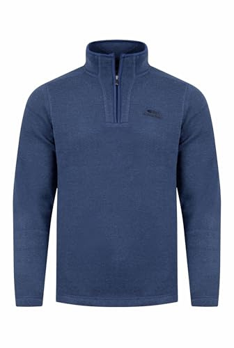 Weird Fish Stowe 1/4 Zip Soft Knit Fleece Blue Indigo Size 3XL. (Jumper/Sweater/Fleece)