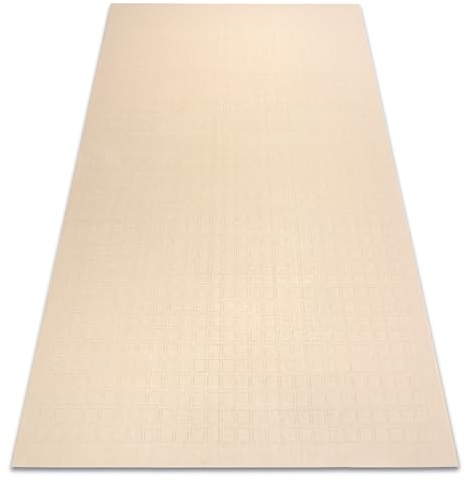 rugsx Wollteppich TEXTURA 488.09.LA100 OSTA - modern - Quadrate, Rahmen geometrisch strukturell Creme 240x340 cm