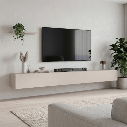 Planetmöbel West TV-Schrank, Fernsehtisch 300 cm lang, TV-Board