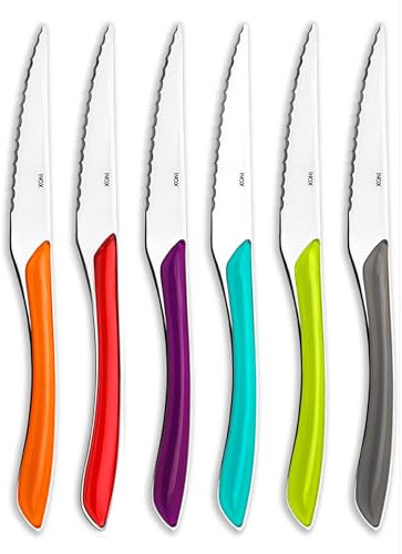Eclat - Set di 6 coltelli da bistecca colori assortiti