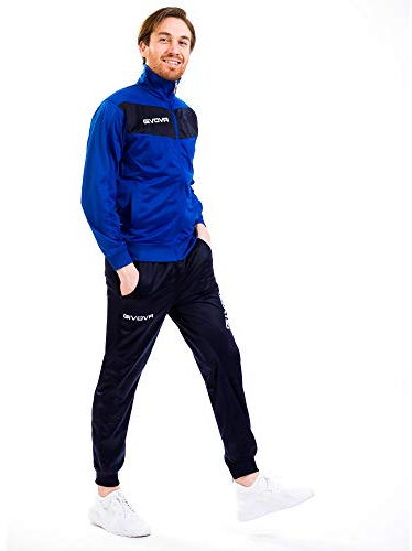 Givova Herren jakkesæt visum Sportset, Royal/Blue, L EU