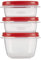 Rubbermaid Easy Find Lids Frischhaltedosen, Racer Red, 6-teiliges Set
