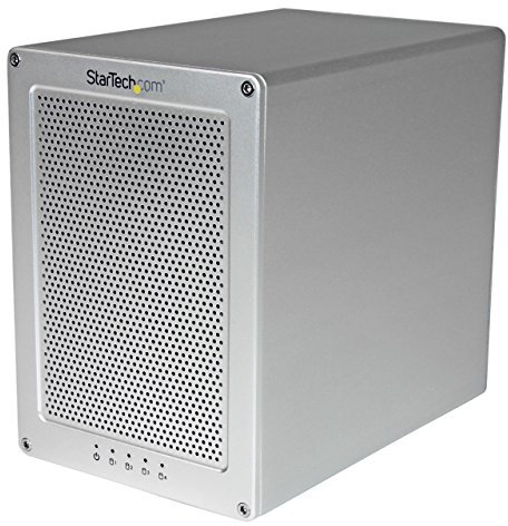 StarTech.com Boîtier RAID Thunderbolt 2 pour 4 disques durs / HDD de 3,5 pouces avec câble Thunderbolt et ventilateur (S354SMTB2R)