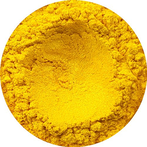 Sonnenblumengelbes Glimmerpulver 3g - 50g für Seife, Lidschatten, Badebomben