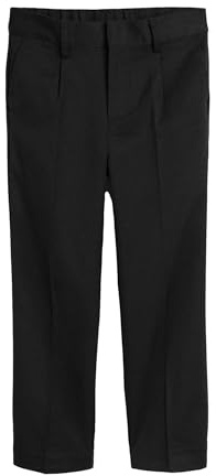 NEXT Jungen Schulhose mit Bügelfalte Schwarz 164