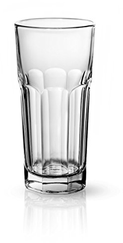 SIXBY (6 Stück) Trinkgläser - Longdrinkgläser - Latte Macchiato Gläser - wassergläser - Saftgläser 280ml Marocco Set - Spülmachinenfest