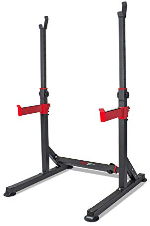 SUPPORTO PER BILANCIERE RASTRELLIERA RACK & DIP | PESO MAX. 150 KG | REGOLABILE IN ALTEZZA 13 LIVELLI