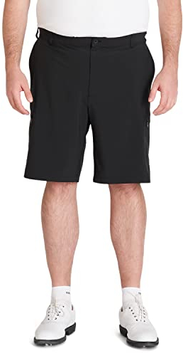 IZOD Herren Golf Swing Flex Stretch Cargo Short Golfshorts, Schwarz, 56
