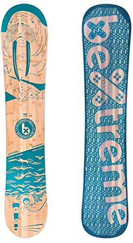 Bextreme Snowboardboard Waves 160 cm Mehrzweck-Freestyle Freeride Doppel Camber Hybrid All Mountain Snow Umweltfreundliches Bambu Holz Maßgeschneidert Burton Salomon Gnu Libtech Jones