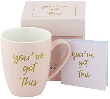 You Got This Mug - Inspirational Gift for Women (Pink, 14 oz) - New Job, Get Well Soon, or Just Because